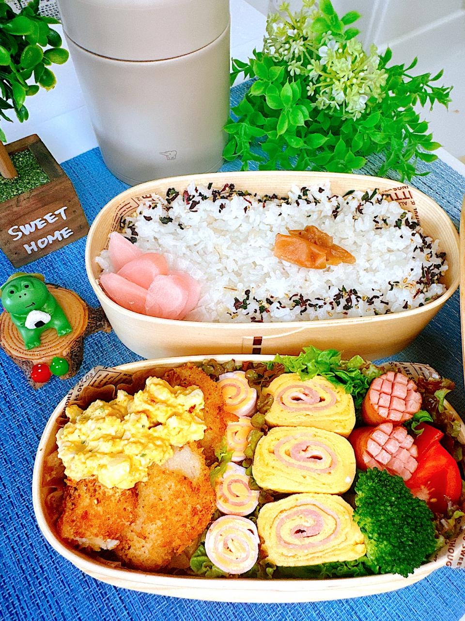 ‪ ·͜· 旦那さんのお弁当 2024.06.28 ‪ ·͜·